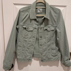 Sonoma Olive Denim Jacket Sz M